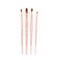 RCC PRO104-ZP | Crafter's Choice™ Pro 4pc Synthetic Sable Filbert Brush Set